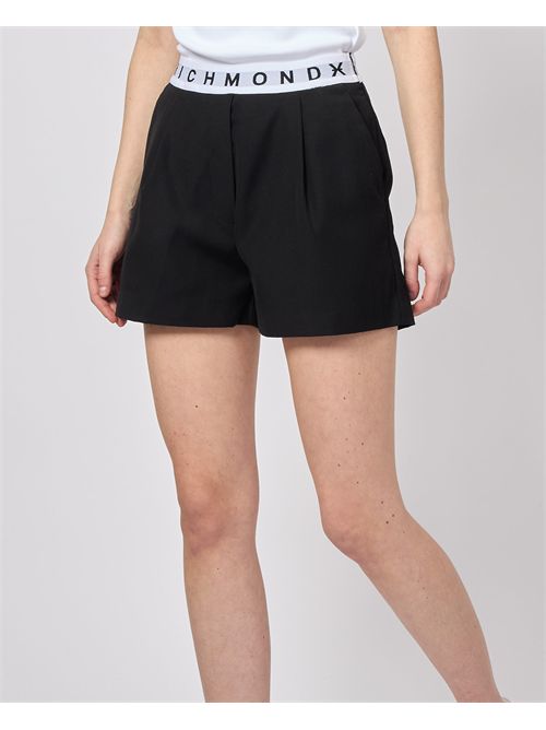 Shorts Richmond X con elastico logato RICHMOND X | UWP25036SHBLACK